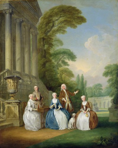 Porträt einer Familie, 1740 von Joseph Francis Nollekens